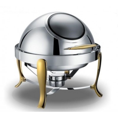 Luxury Chaffing Dishes Buffet / Gold Chafing Dish